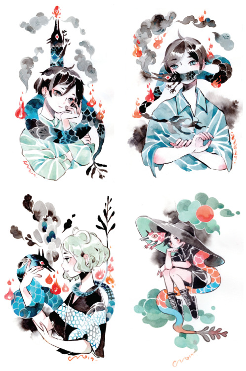 maruti-bitamin: Online store is reopen~  koyamori.ca New originals, stickers, prints added!