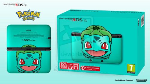 frantzfandom:  zuperblog:  Nintendo 3DS XL Pokemon Series by paxxy  Oh god  But… but that’s now how you hold your DS D: these are so cute but the fact that they’d be upsidedown toward everyone would drive me bonkers.