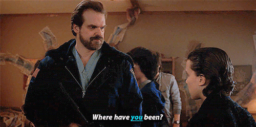 alittlebiteverything:The highlight of this season for me was definitely Hopper and Eleven’s relation