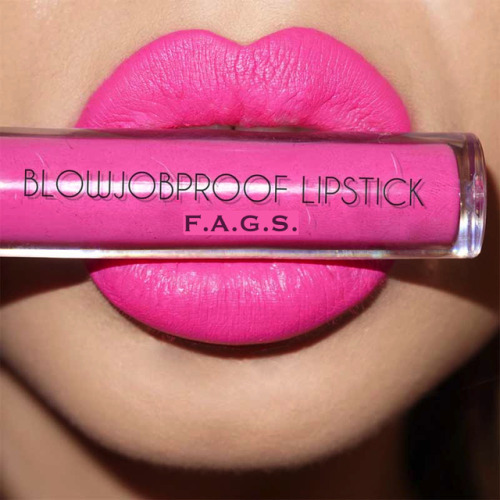 faggotryngendersissification: Blowjobproof Lipstick F.A.G.S.