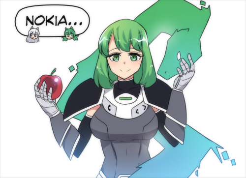 XXX merryweather-comics:  Android-Chan and iOS-Chan photo