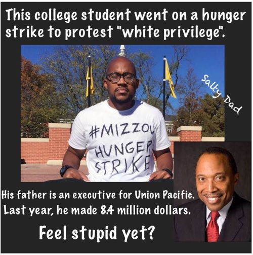 proudlyconservative: He also had been attenting the racist and unsafe university for 8 years. For 8 