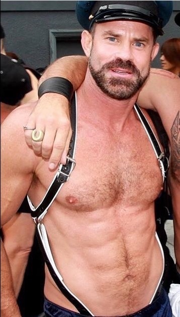 Sweaty intense real MEN