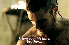  “This part of the scene was NOT in the Script Dan addlibed this as he felt since