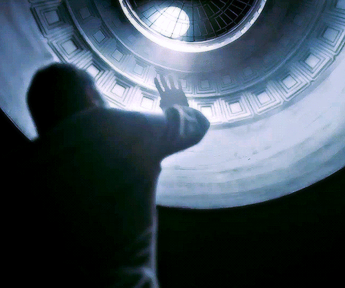 He Sees The World Differently Than We Do, He's Like A Fallen Angel, He Just Sees The Opposite. He Sees