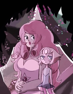 ushi418:“And there they were: Rose Quartz, the leader of the rebellion, and her terrifying renegade Pearl.”