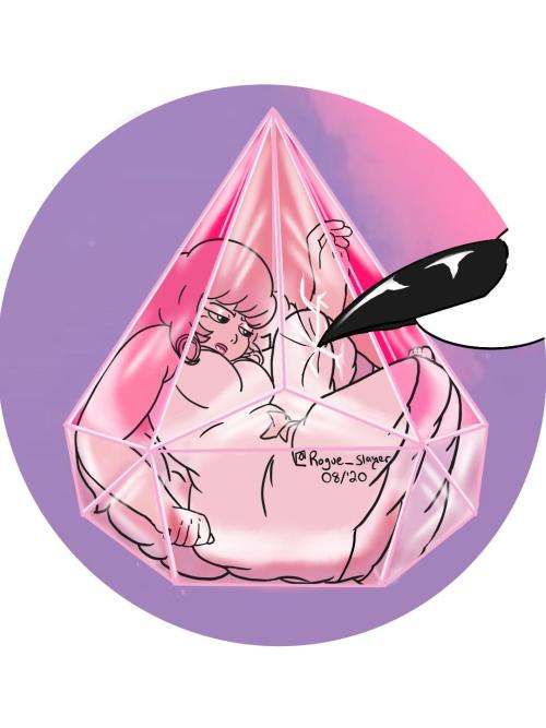 amym32687: Trapped Rose Quartz.