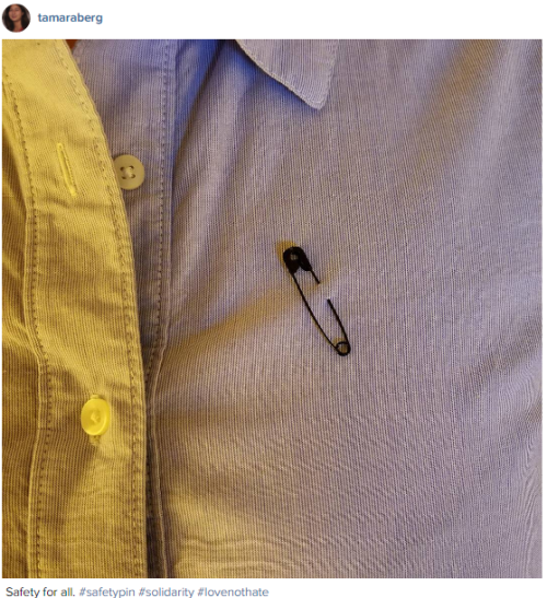 the-real-eye-to-see:  It’s a tiny gesture, but it speaks volumes. #SafetyPin 