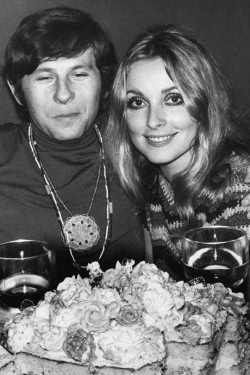 Sharon Tate and Roman Polanski at their L.A. Wedding Reception, Feb 18th, 1968