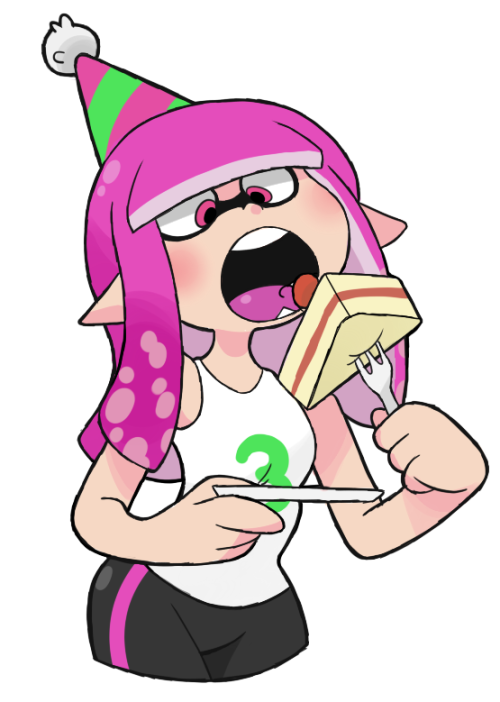 melonhut:Happy 3rd anniversary, Splatoon~ 