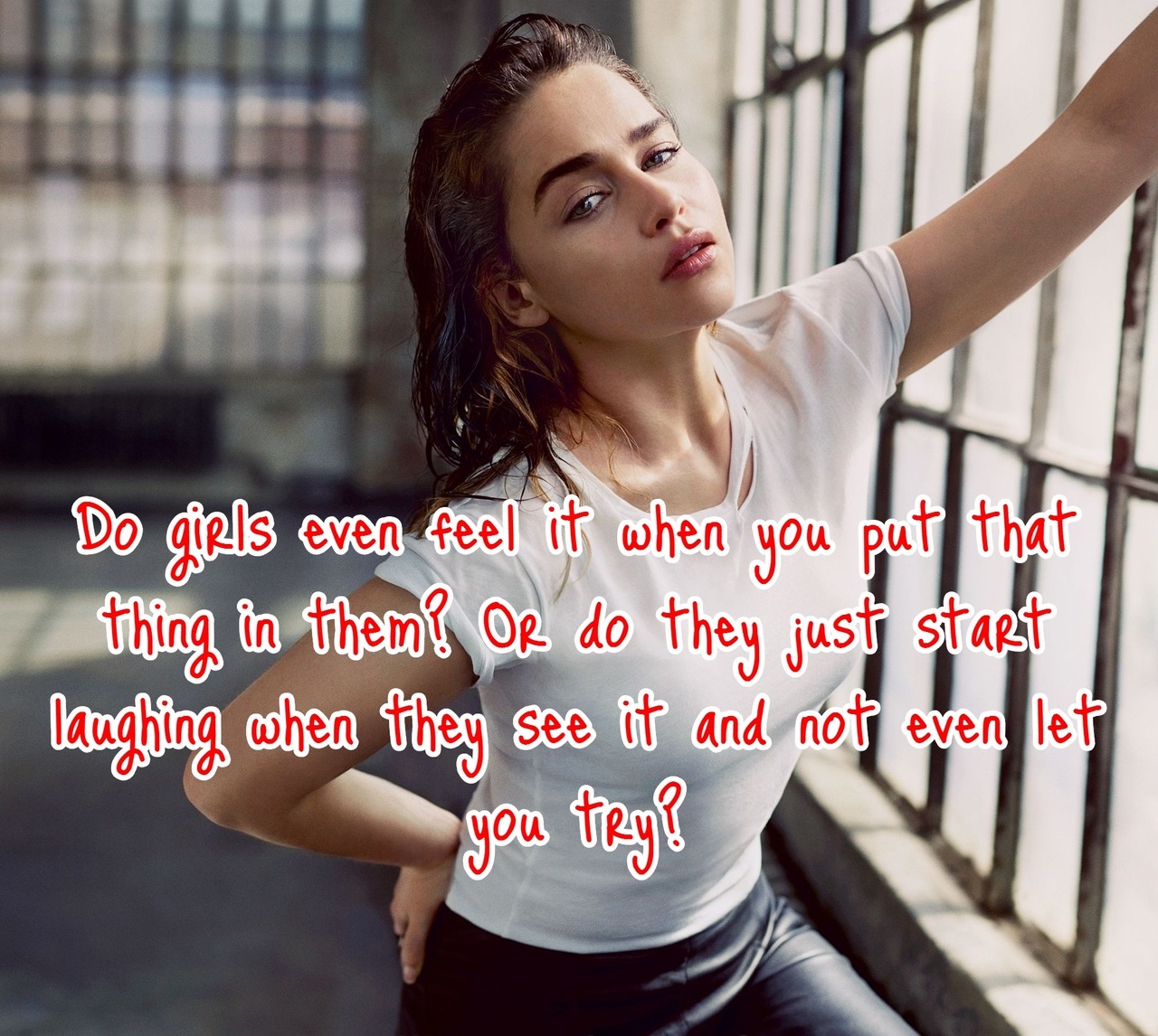 celebhumiliationcaptions: Emilia Clarke captions, as requested by a follower