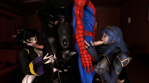 Kali x Reaper and Lucina x Spider-Man