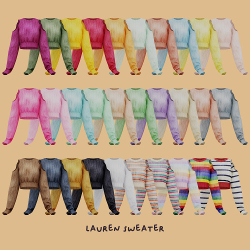  - ̗̀ Lauren Sweater  ̖́- (TS4) Download: Patreon (now) | My Blog (May, 7th) This time you have a cu