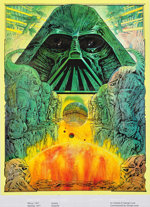 empire-of-dust:Philippe Druillet Star Wars poster.