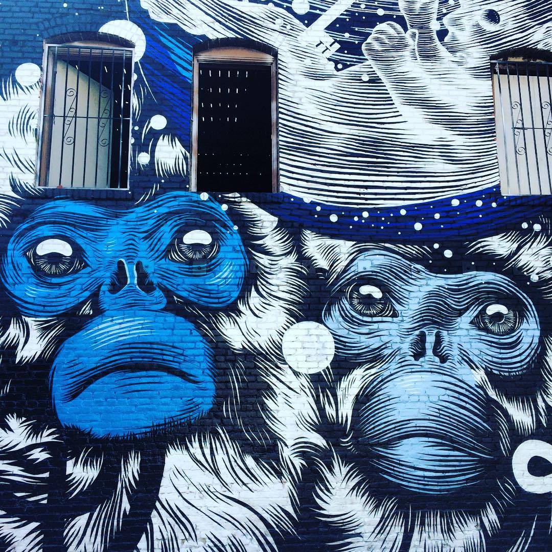 crossconnectmag:  Street art by Dourone   &quot;Art for the People” Since