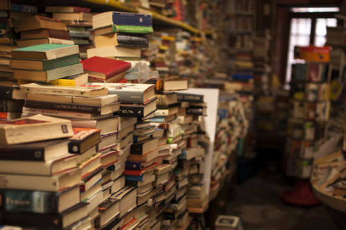 cair–paravel: Libreria Acqua Alta, Venice. Literally, ‘library of high water’, this bookshop floods 