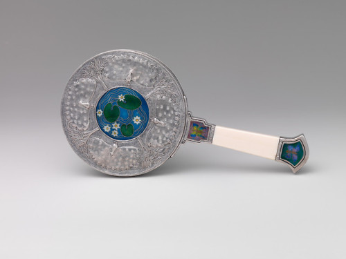 met-american-decor: Hand mirror by Eda Lord Dixon, American Decorative ArtsGift of Jacqueline Loewe 