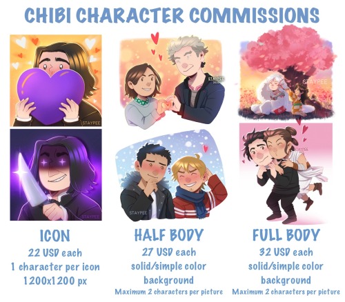 Commissions are OPEN!*update 08.15.2021* posting this here so i can put on my pinned post… I’d rathe