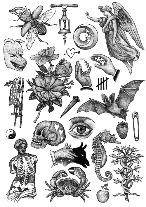 “SIRIUS” 2021, Molotow Blackliner on paper #dotwork#art#illustration#tattoo flash#tattoo design#occult#magic#nature#stippling#stipple art