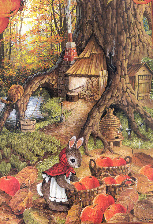 hullabaloo-balloon: Martha B. Rabbit Illustration from “The Fairies’ Cook” by Shir