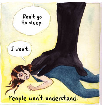 leelacorman:
“My newest comic is up on the beautiful Nautilus Magazine, about the experience and the neurobiology of PTSD.
”
Leela’s amazing telling