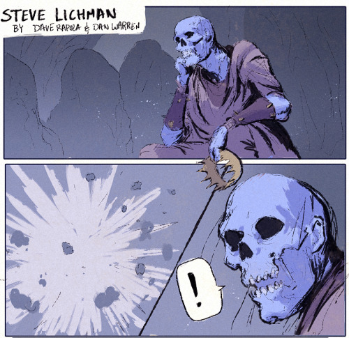 daverapoza:New Comic! ‘Steve Lichman’by Dave Rapoza &amp; Dan WarrenDaveRapoza.com