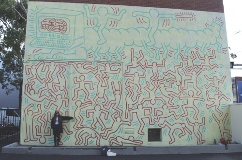 phagoccytosis:Keith Haring Melbourne // Bonnie 27/03/14