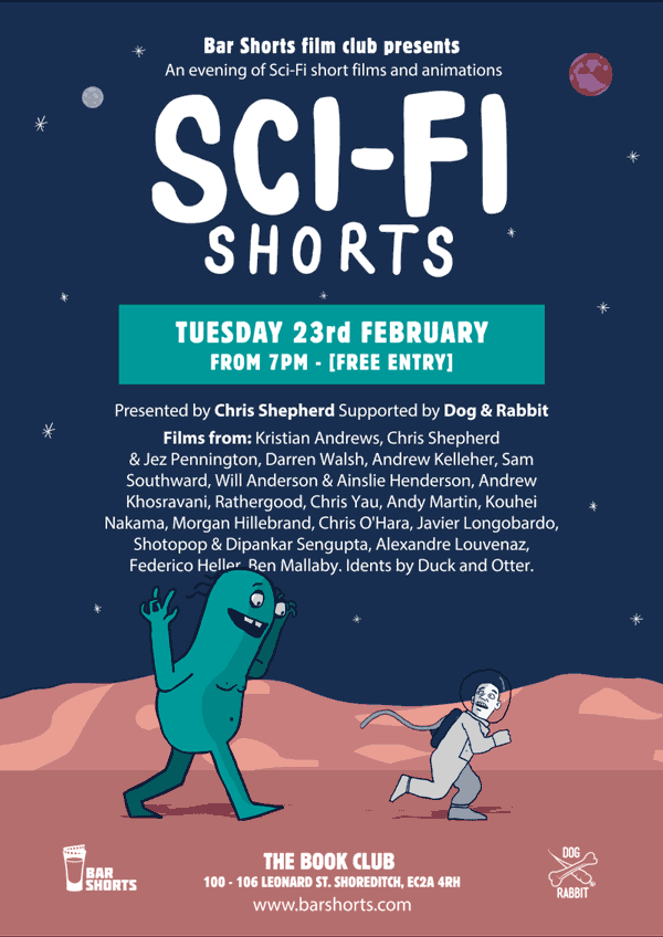 MATT KING — The animated poster I created for 'Sci-Fi Shorts'...