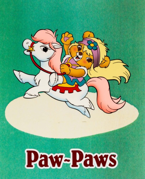 “Paw Paws” was an American Indian-themed bear cartoon from Hanna Barbera that ran from 1985-1986, wi