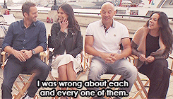 domsletty:  Michelle Rodriguez&rsquo;s first impressions of Fast &amp; Furious