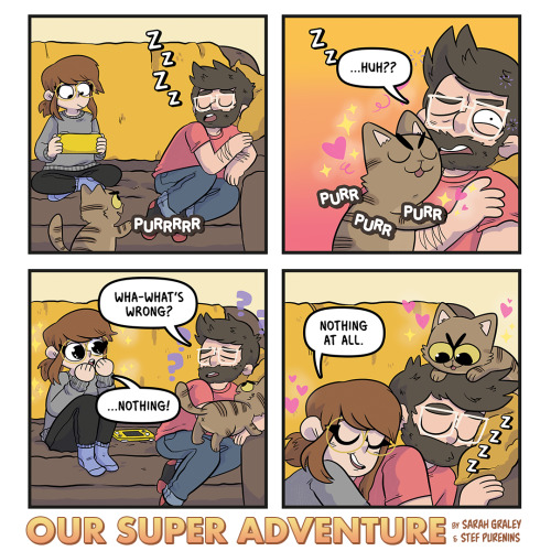 oursuperadventure: So many sleepy cats in this house! Hey! My online shop has updated with a bunch o