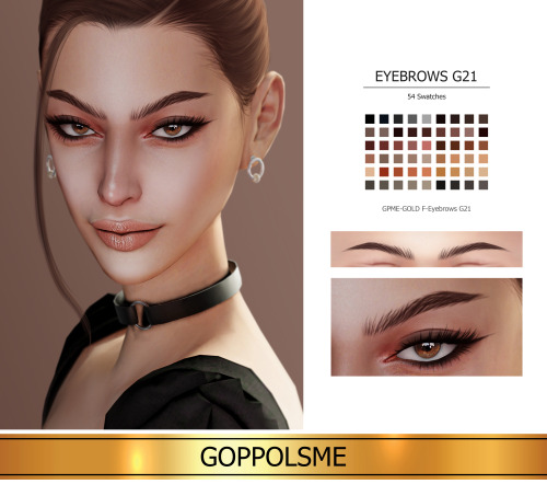 GPME-GOLD F-Eyebrows G21Download at GOPPOLSME patreon ( No ad )Access to Exclusive GOPPOLSME Patreon