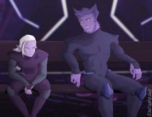 lotors-saltwife: Day 4 of @lotor-week: Free dayA little illustration I did to go with this fic (also