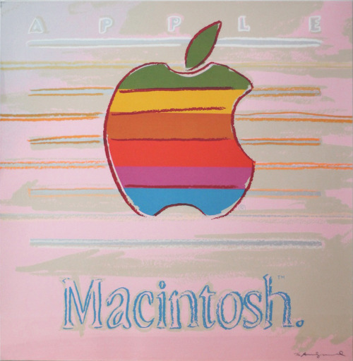 paddle8:  Andy Warhol, Apple (from the Ads portfolio), 1985 Celebrate Earth Day with the most natural thing we know these days - technology.