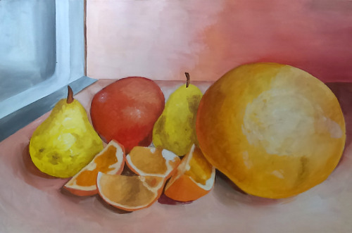 I Made This For One Of My Classes. This Was Made With Acrylic Paint On A 20 X 30 Canvas.