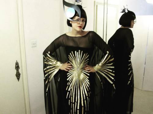 tessakuragi:  My wonderful birthday costume by Sybil Rouge  #surrealistball #tessakuragi #dali #rothschild