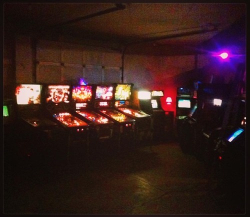 #tbt to an old garage/warehouse full of weird old games that would host bands/friends rehearsals, re