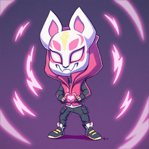 My part of an art trade with @Shaolinn_Rogue!Their request was a chibi Drift in stage 4, so this is 