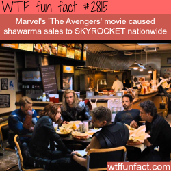 wtf-fun-factss:  The avengers shawarma scene