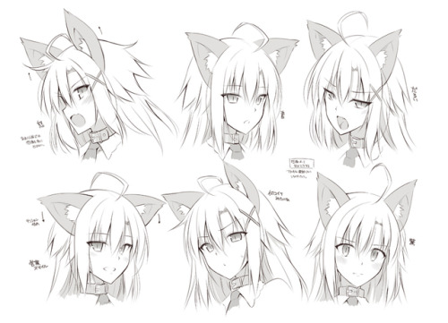 cute-girls-from-vns-anime-manga: 猫耳お嬢様 by un9man