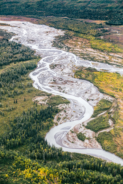 beyondcrowds:  Make your own way VTokositna River, Alaska