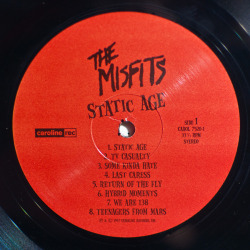 hessikin:  THE MISFITS // STATIC AGE label. Late repress. 