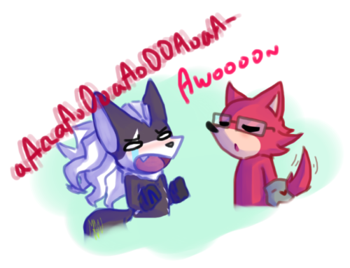 mayukureiji: …ohhh men I just luv jackal noises(?? I leave this little doodle of these doggos