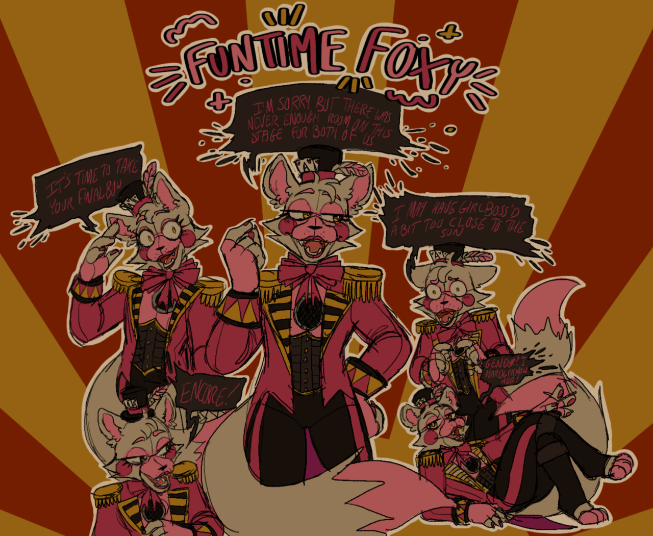 Funtime Foxy Bonnet, ballora, bon bon, bonnet, circus baby, fnaf, foxy,  funtime foxy, HD phone wallpaper
