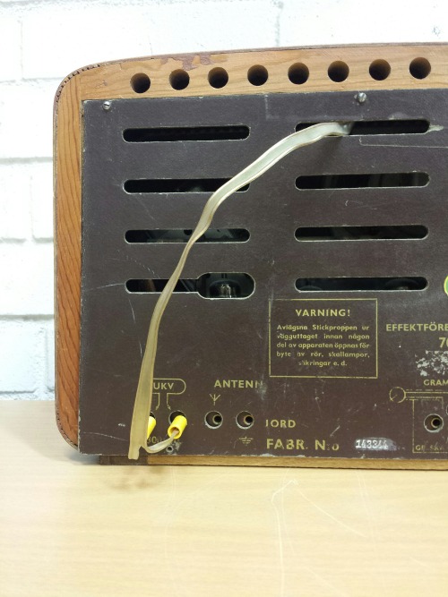 Kungs Radio Type 506A Tube Radio, 1955