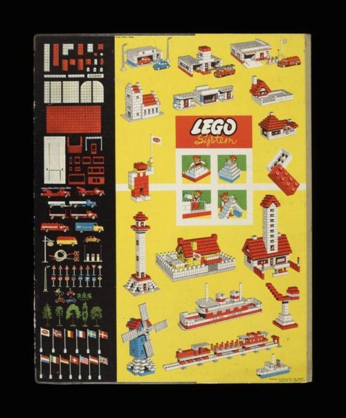 Lego packaging, 1960s. 