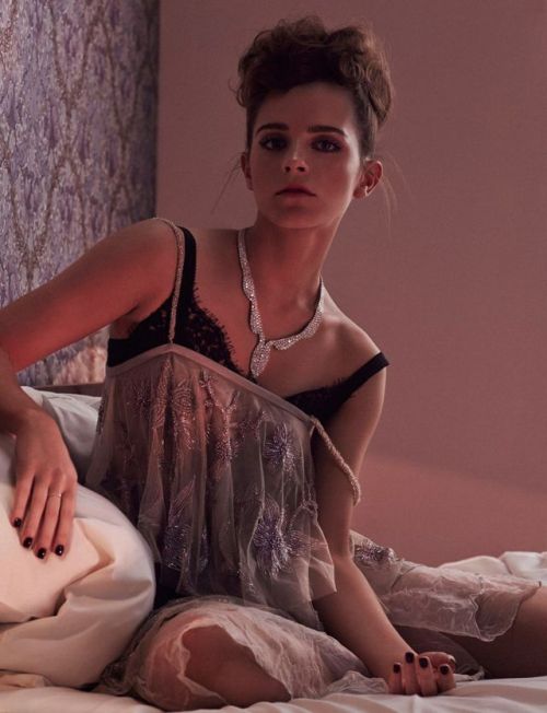 iridescentclub:Emma Watson photographed by Kerry Hallihan for Wonderland, 2014