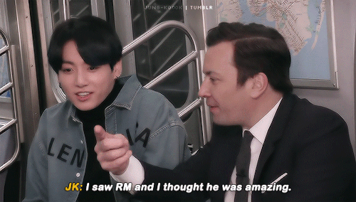 Jungkook Saying His First Impression Of Namjoon Was He Thought He Was Amazing And Then Namjoon Just Went