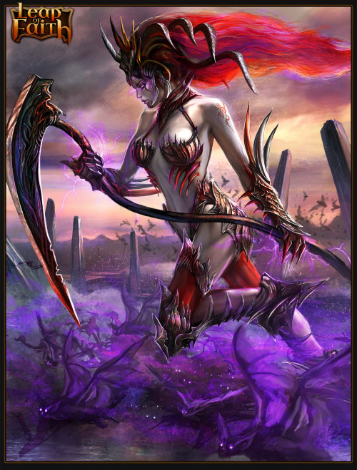 artsfantasia:  Vampire Goddess by Alexander Nanitchkov (A World of Fantasy)