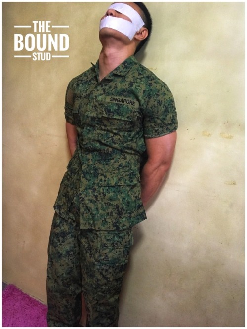 theboundstud: What makes a good soldier? Protect the nation by day. Be a submissive slave boy by nig